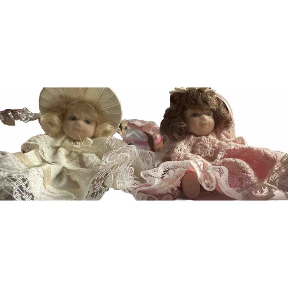 Cameo Kids Collection Porcelain‎ Mini Southern Belles- Lot Of 4 ~￼ Poseable - Picture 7 of 16